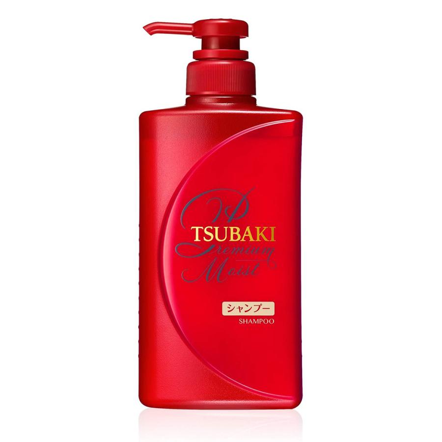 資生堂 TSUBAKI プレミアムモイスト&リペア シャンプー/コンディショナー 490ml x 9本/ケース, 日本製 Shiseido TSUBAKI Premium Moist & Repair Shampoo/Conditioner 490ml x 9 bottles/ case, Made in Japan