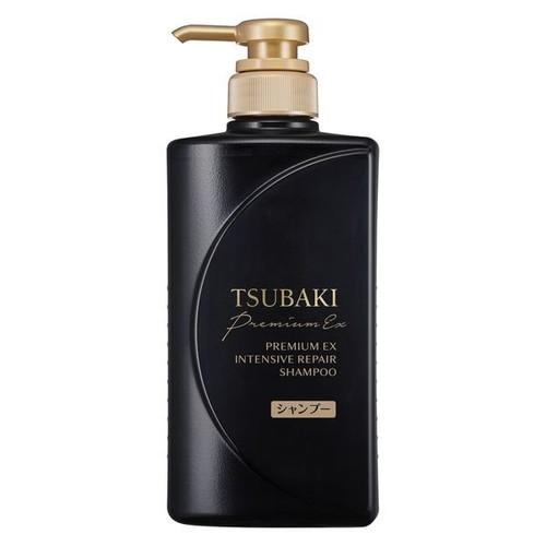 資生堂 TSUBAKI プレミアムEX インテンシブリペア シャンプ-/コンディショナー 490ml x 9本/ケース, 日本製 Shiseido TSUBAKI Premium EX Intensive Repair Shampoo/Conditioner 490ml x 9 bottles/ case, Made in Japan