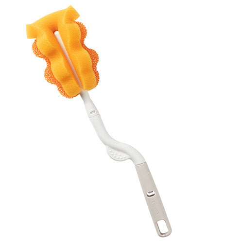 ピジョン 哺乳びん洗浄用スポンジブラシ, Pigeon Baby Plastic Feeding Bottle Cleaning Sponge Brush