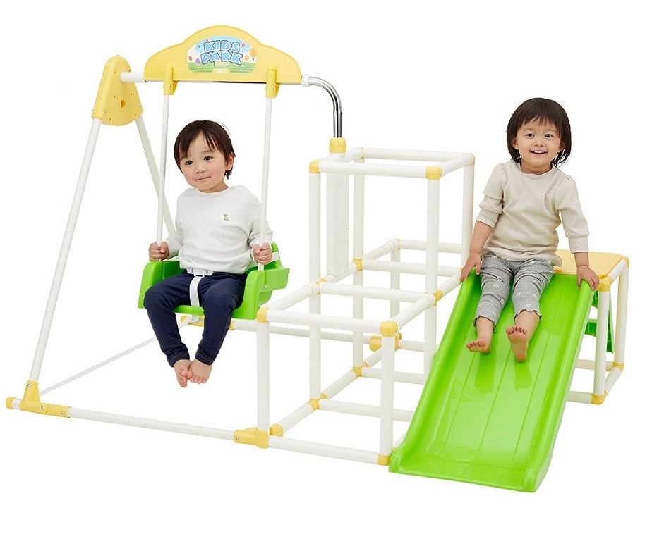 Nonaka Foldable 4 in 1 indoor Kids Park Slide Swing Jungle gym 