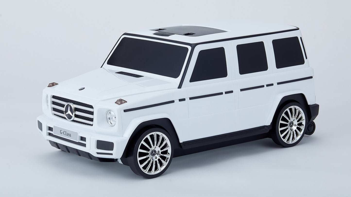 ノナカ メルセデスベンツ G-Class キャリーケース &ライド 2~6才用, 2台/ケース, 日本ブランド, Nonaka Mercedes-Benz G-Class Carry-on and Ride-on Travel Suitcase for 2-6 year old, 2 count/case, Japan Brand