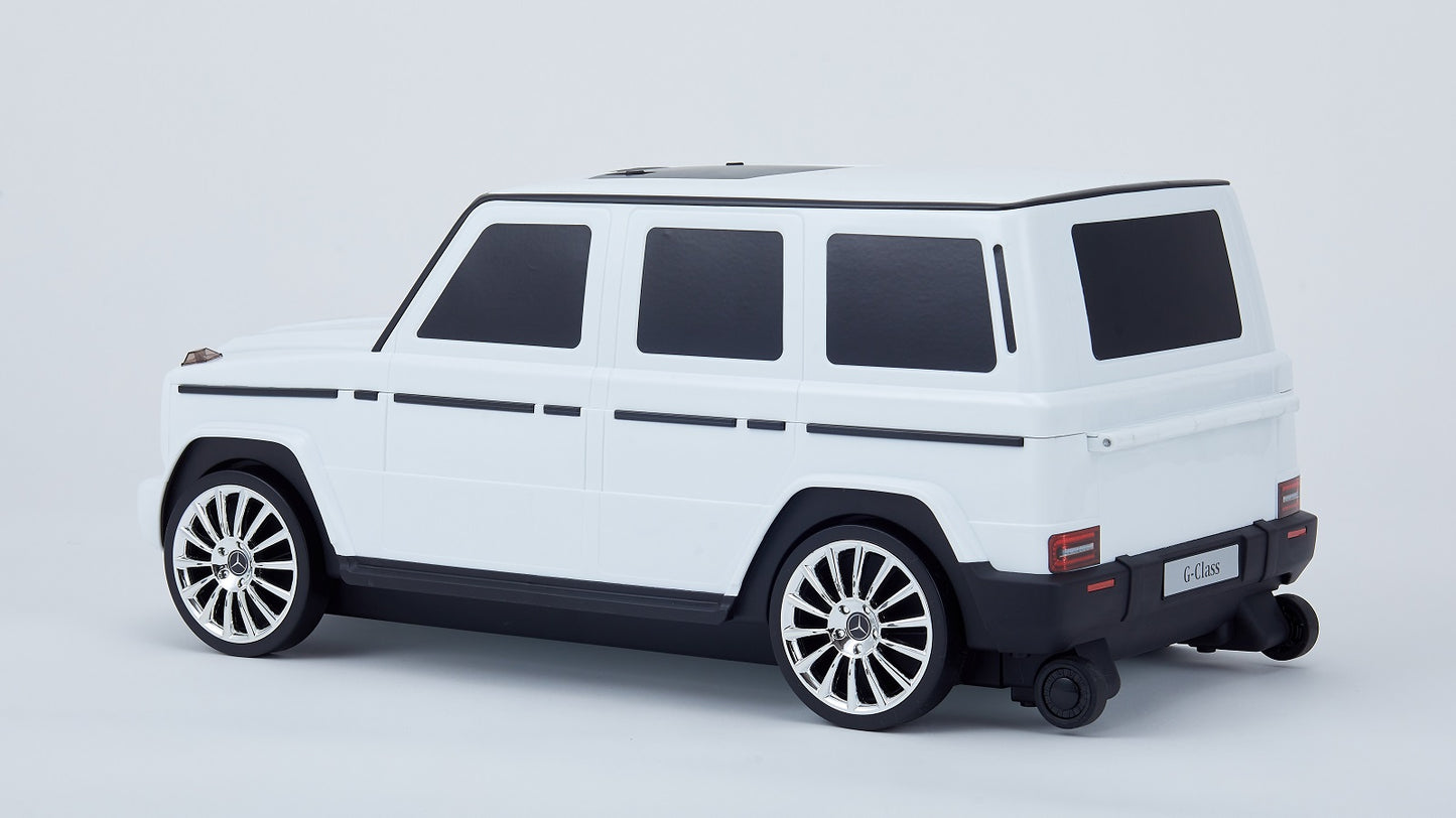 ノナカ メルセデスベンツ G-Class キャリーケース &ライド 2~6才用, 2台/ケース, 日本ブランド, Nonaka Mercedes-Benz G-Class Carry-on and Ride-on Travel Suitcase for 2-6 year old, 2 count/case, Japan Brand