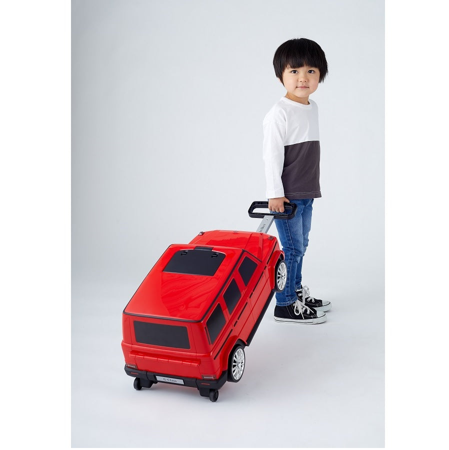 ノナカ メルセデスベンツ G-Class キャリーケース &ライド 2~6才用, 2台/ケース, 日本ブランド, Nonaka Mercedes-Benz G-Class Carry-on and Ride-on Travel Suitcase for 2-6 year old, 2 count/case, Japan Brand