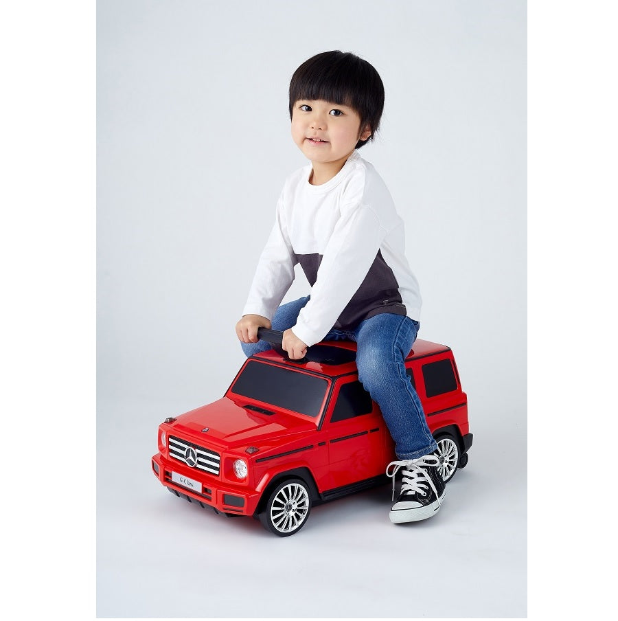 ノナカ メルセデスベンツ G-Class キャリーケース &ライド 2~6才用, 2台/ケース, 日本ブランド, Nonaka Mercedes-Benz G-Class Carry-on and Ride-on Travel Suitcase for 2-6 year old, 2 count/case, Japan Brand