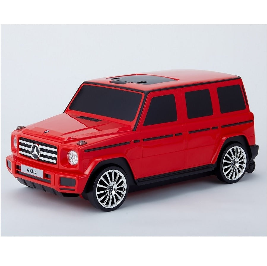ノナカ メルセデスベンツ G-Class キャリーケース &ライド 2~6才用, 2台/ケース, 日本ブランド, Nonaka Mercedes-Benz G-Class Carry-on and Ride-on Travel Suitcase for 2-6 year old, 2 count/case, Japan Brand