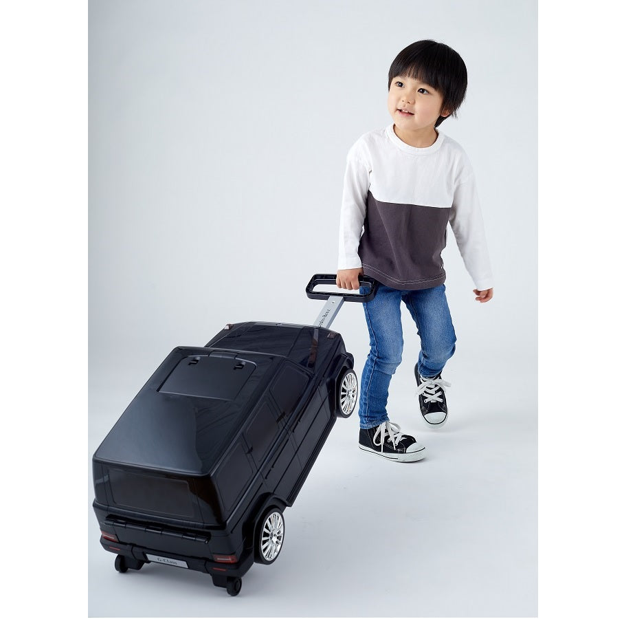 ノナカ メルセデスベンツ G-Class キャリーケース &ライド 2~6才用, 2台/ケース, 日本ブランド, Nonaka Mercedes-Benz G-Class Carry-on and Ride-on Travel Suitcase for 2-6 year old, 2 count/case, Japan Brand