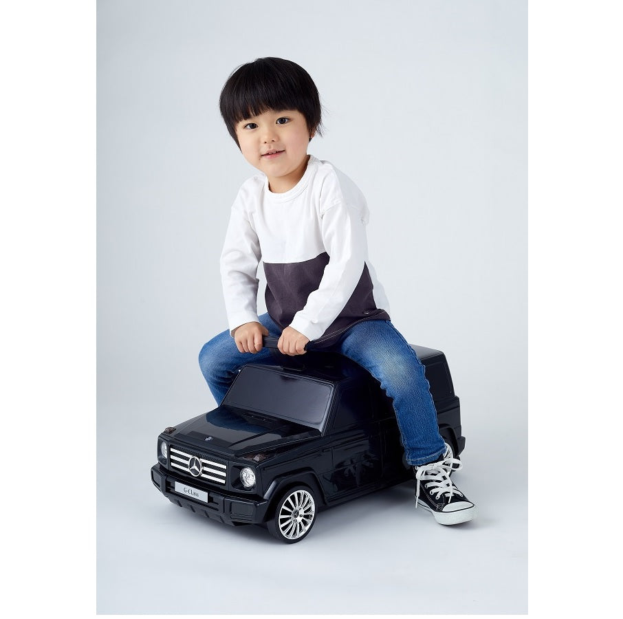 ノナカ メルセデスベンツ G-Class キャリーケース &ライド 2~6才用, 2台/ケース, 日本ブランド, Nonaka Mercedes-Benz G-Class Carry-on and Ride-on Travel Suitcase for 2-6 year old, 2 count/case, Japan Brand