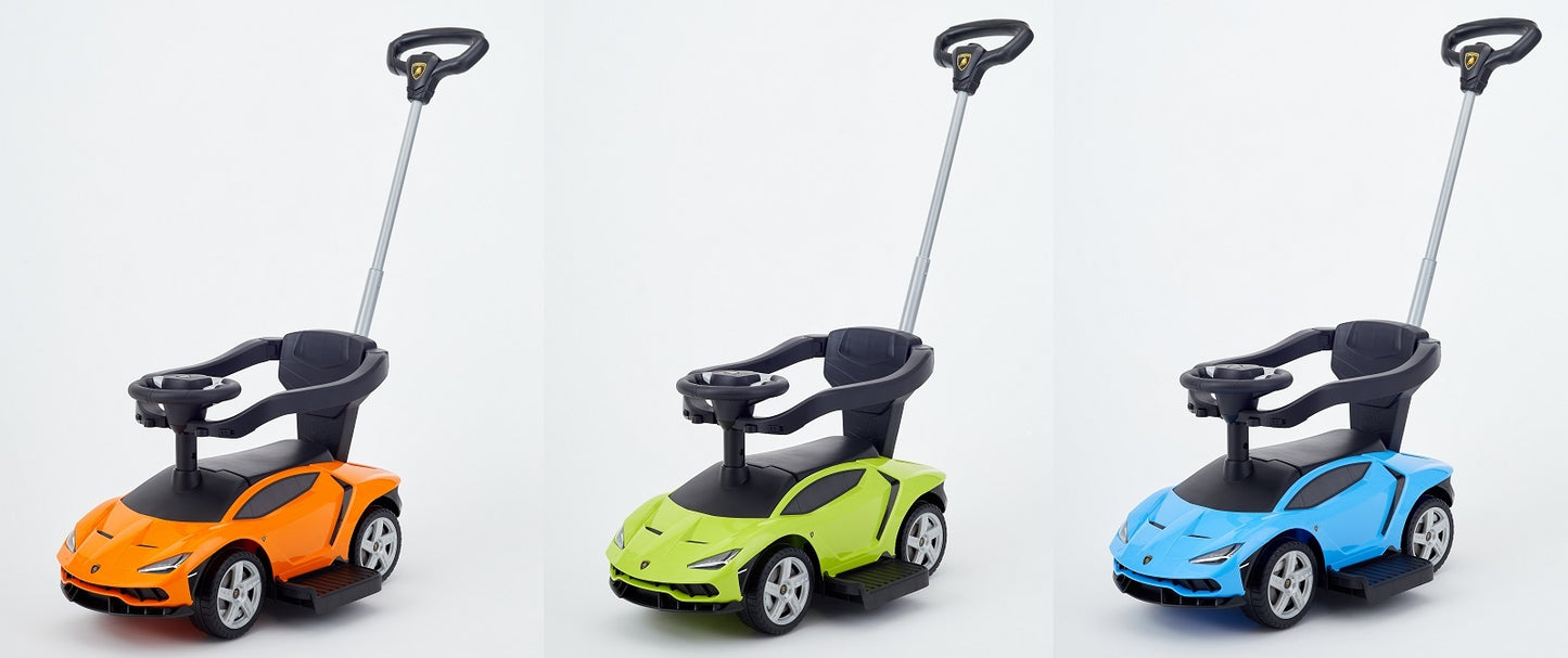 ノナカ 乗用ランボルギーニ チェンテナリオ 押手付, 10か月~5才用, 2台/ケース, 日本ブランド, Nonaka Ride-on Toy Lamborghini Centenario with push-handle, for 10 months - 5 year old, 2 count/case, Japan Brand