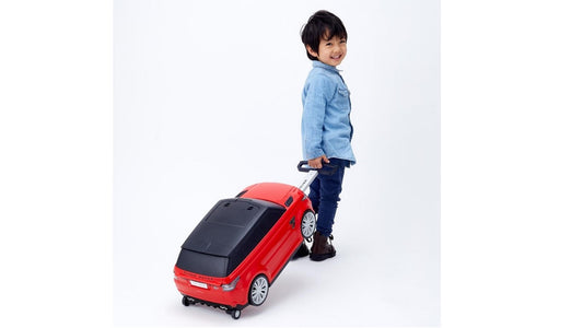 ノナカ レンジローバー キャリーケース & ライド 2~6才用, 2台/ケース, 日本ブランド, Nonaka Range Rover Sport SVR Carry-on and Ride-on Travel Suitcase for 2-6 year old, 2 count/case, Japan Brand