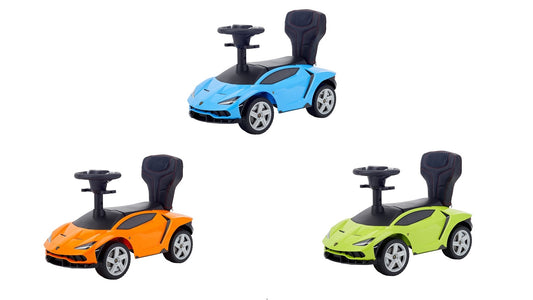 ノナカ 乗用ランボルギーニ チェンテナリオ 押手付, 10か月~5才用, 2台/ケース, 日本ブランド, Nonaka Ride-on Toy Lamborghini Centenario with push-handle, for 10 months - 5 year old, 2 count/case, Japan Brand