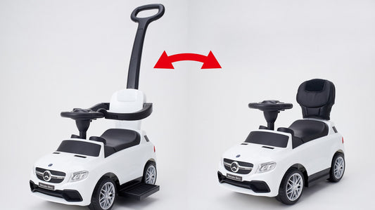 ノナカ 乗用メルセデスベンツ AMG GLE 63 押手付, 10か月~5才用, 2台/ケース, 日本ブランド, Nonaka Ride-on Toy Mercedes AMG GLE 63 with push-handle, for 10 months - 5 year old, 2 count/case, Japan Brand