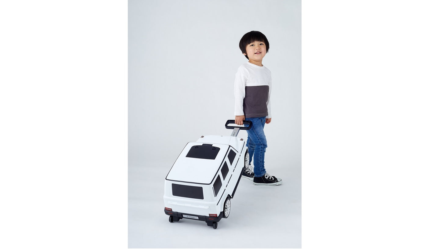 ノナカ メルセデスベンツ G-Class キャリーケース &ライド 2~6才用, 2台/ケース, 日本ブランド, Nonaka Mercedes-Benz G-Class Carry-on and Ride-on Travel Suitcase for 2-6 year old, 2 count/case, Japan Brand