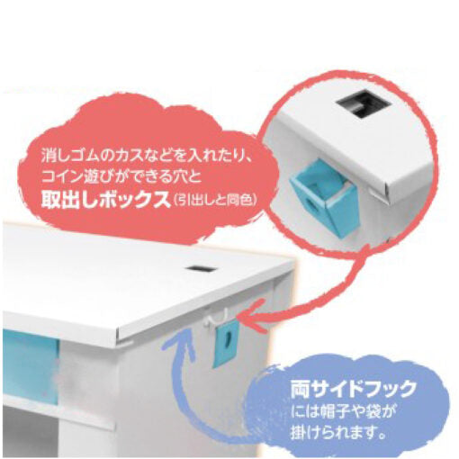 こども用段ボール製デスクセット 3-7歳(おべんきょうごっこ)日本製, Kids Cardboard Desk and Chair Set 3-7 year old, Made in Japan