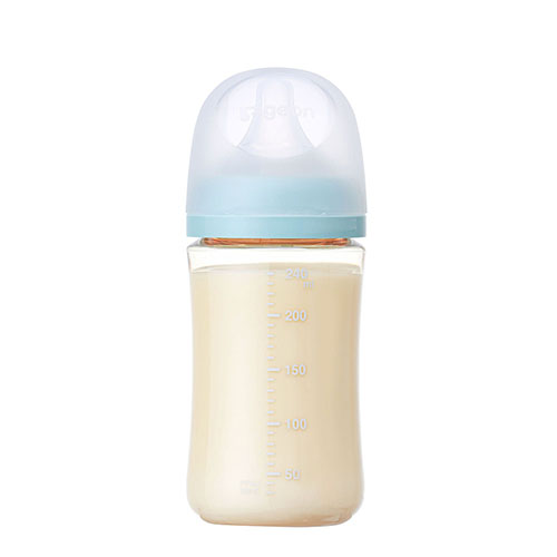 ピジョン 哺乳びん プラスチック(PPSU) 240ml (乳首Mサイズ付)【Flower】Pigeon SofTouch Baby Feeding Bottle Plastic (PPSU) 240ml (with M size Nipple) 【Flower】