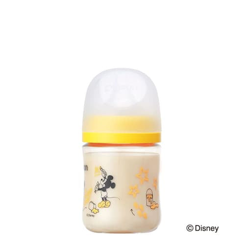 ピジョン 哺乳びん プラスチック(PPSU) 160ml (乳首SSサイズ付)【Disney】Pigeon SofTouch Baby Feeding Bottle Plastic (PPSU) 160ml (with SS size Nipple) 【Disney】