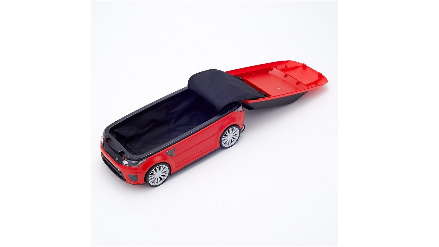 ノナカ レンジローバー キャリーケース & ライド 2~6才用, 2台/ケース, 日本ブランド, Nonaka Range Rover Sport SVR Carry-on and Ride-on Travel Suitcase for 2-6 year old, 2 count/case, Japan Brand