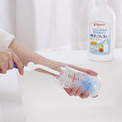 ピジョン 哺乳びん洗い 800ml 日本製 Pigeon Multi-use Baby Bottle Liquid Cleanser 800ml, Made in Japan