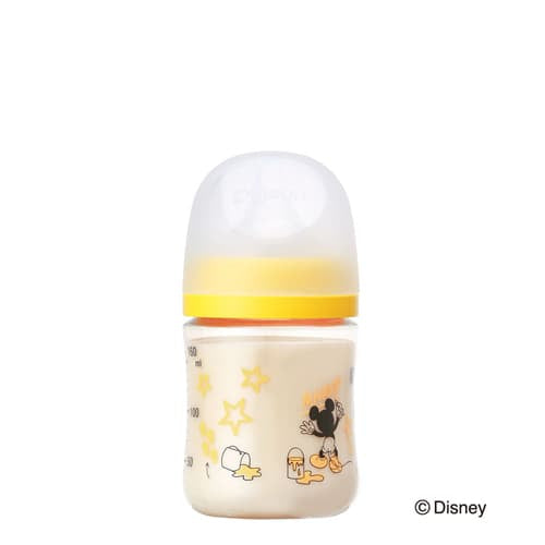 ピジョン 哺乳びん プラスチック(PPSU) 160ml (乳首SSサイズ付)【Disney】Pigeon SofTouch Baby Feeding Bottle Plastic (PPSU) 160ml (with SS size Nipple) 【Disney】