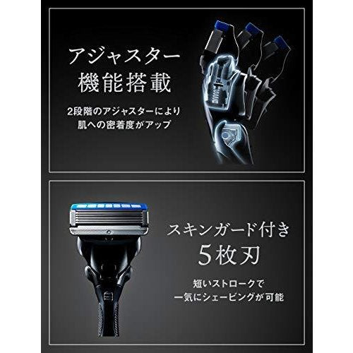 シック キワミコンボパック(ホルダー刃付+替刃4コ)TSCK5-111 CMB, Schick KIWAMI Razor for Men Combo Pack (1 holder with blade + 4 refill) TSCK5-111CMB