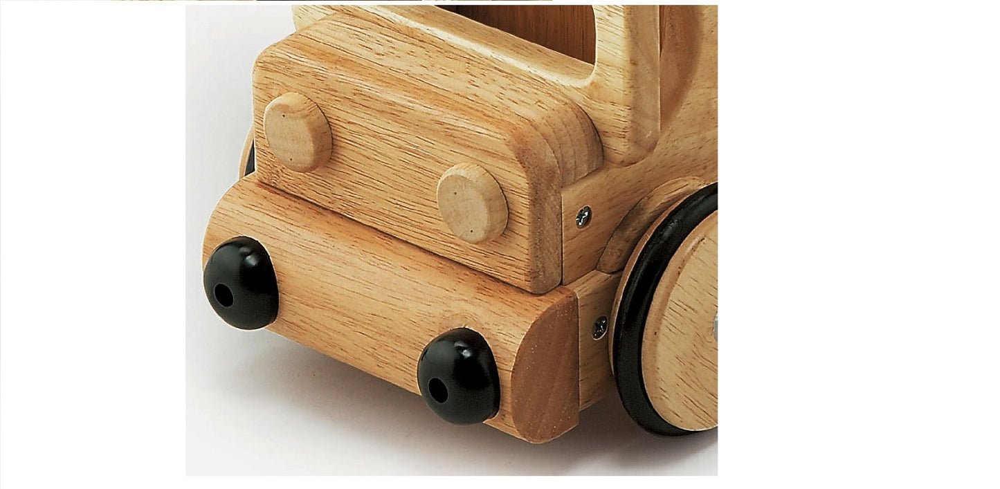 ノナカ 木製 自動車タイプ乗用玩具 押手付 1~3才未満用, 4台/ケース, 日本ブランド, Nonaka 2 in 1 Wooden Ride-on Car for 1-3 year old, Eco-friendly, 4 count/case, Japan Brand, Designed in Japan