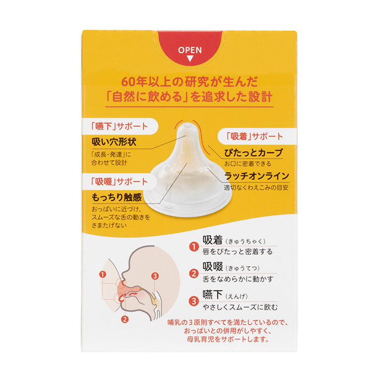 ピジョン 哺乳びん プラスチック(PPSU) 80ml (乳首SSサイズ付)Pigeon SofTouch Baby Feeding Bottle Plastic (PPSU) 80ml (with SS size Nipple) 【Pigeon Logo】