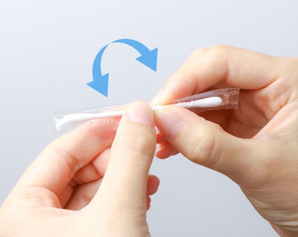 山洋 こだわり綿棒 50本(個包装)日本製 Sanyo Premium Cotton Swab 50 count (Individual Packaging) Made in Japan