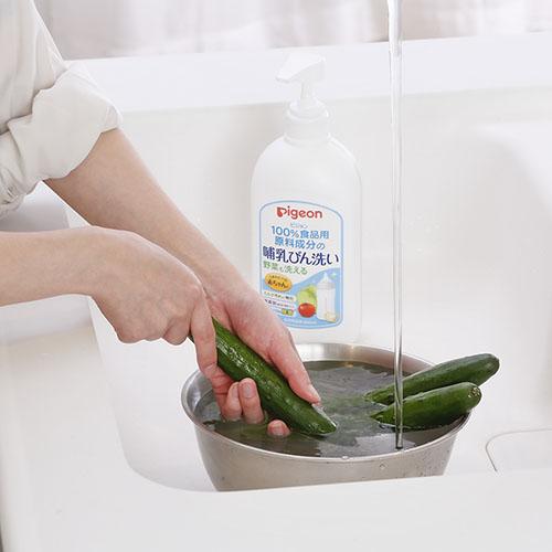 ピジョン 哺乳びん洗い 800ml 日本製 Pigeon Multi-use Baby Bottle Liquid Cleanser 800ml, Made in Japan