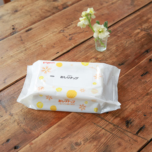 ピジョン おしりナップ プレミアム極上厚手 50枚 6個パック 日本製 Pigeon Baby Wipes Premium Super Thick 50 count x 6 /pack Made in Japan