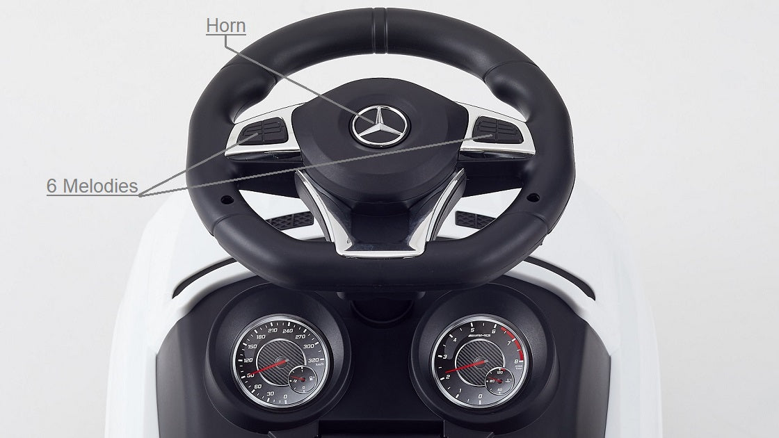 ノナカ 乗用メルセデスベンツ AMG GLE 63 押手付, 10か月~5才用, 2台/ケース, 日本ブランド, Nonaka Ride-on Toy Mercedes AMG GLE 63 with push-handle, for 10 months - 5 year old, 2 count/case, Japan Brand
