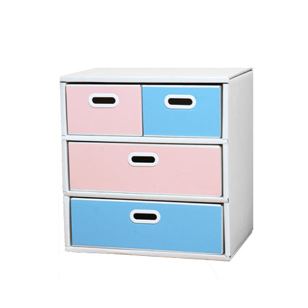 段ボール製 整理ダンス チェスト Bタイプ(3段仕様)日本製, Cardboard Drawer Dresser B-type (4 Drawer, 3 Tier), Made in Japan