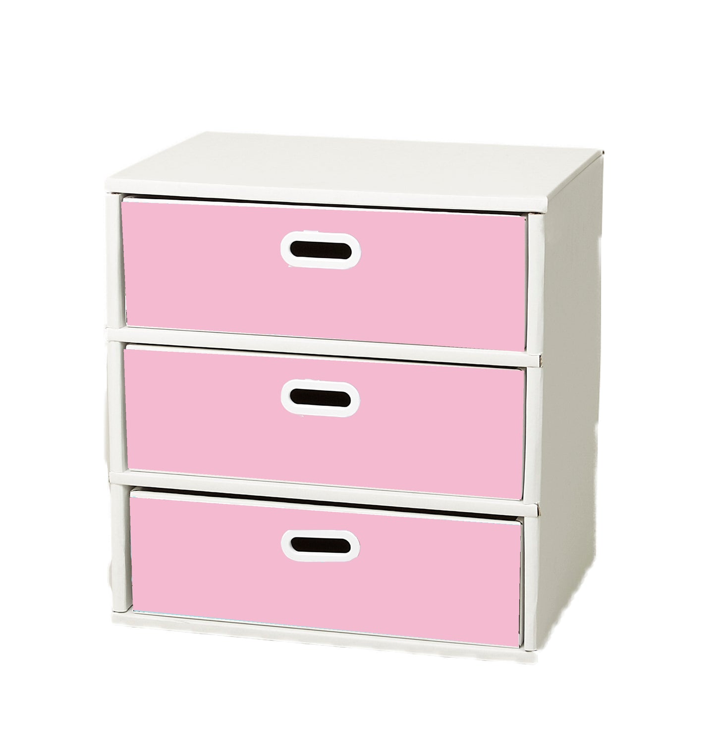 段ボール製 整理ダンス チェスト Aタイプ(3段仕様)日本製, Cardboard Drawer Dresser A-type (3 Drawer, 3 Tier), Made in Japan