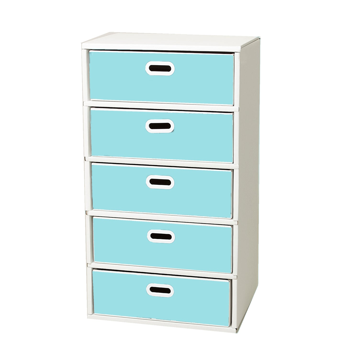 段ボール製 整理ダンス チェスト Aタイプ(5段仕様)日本製, Cardboard Drawer Dresser A-type (5 Drawer, 5 Tier), Made in Japan