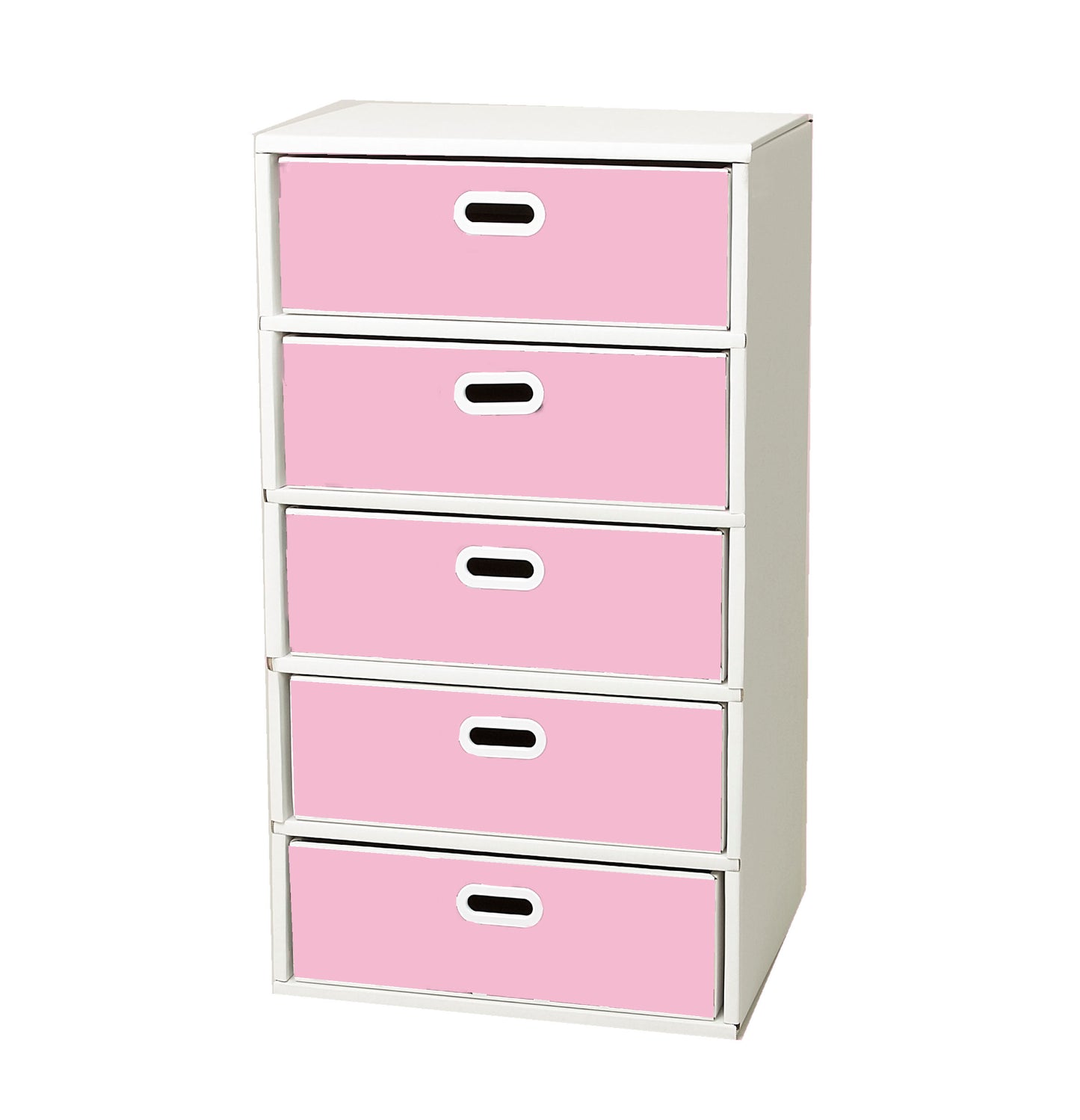 段ボール製 整理ダンス チェスト Aタイプ(5段仕様)日本製, Cardboard Drawer Dresser A-type (5 Drawer, 5 Tier), Made in Japan