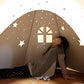 段ボール製家具 おもちゃの家 トゥインクルテント 日本製, Cardboard Playhouse Papercraft Twinkle Tent for kids, Made in Japan