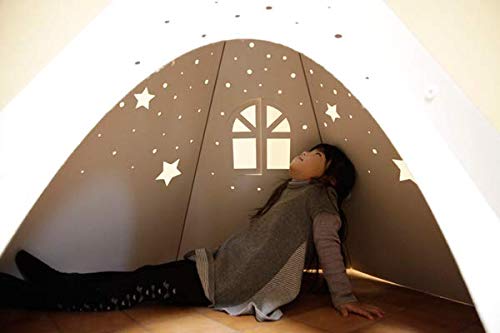 段ボール製家具 おもちゃの家 トゥインクルテント 日本製, Cardboard Playhouse Papercraft Twinkle Tent for kids, Made in Japan