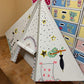 段ボール製家具 おもちゃの家 トゥインクルテント 日本製, Cardboard Playhouse Papercraft Twinkle Tent for kids, Made in Japan