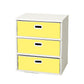 段ボール製 整理ダンス チェスト Aタイプ（3段仕様）日本製, Cardboard Drawer Dresser A-type (3 Drawer, 3 Tier), Made in Japan